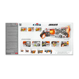Blaster Verrouillable - ZURU - XSHOT Skins Lock Gun - Blaster avec combinaison de verrouillage et canon rotatif a 8 fléchettes