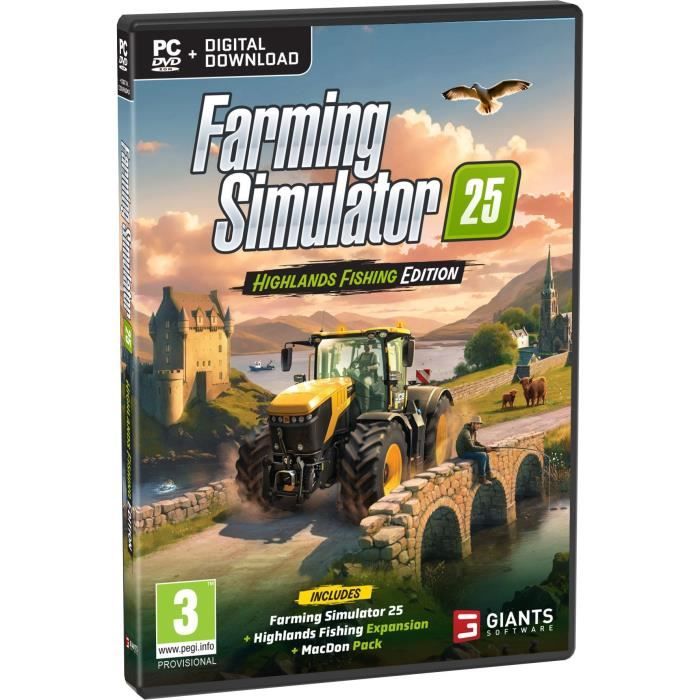 Farming Simulator 25 : Highlands Fishing Edition - Jeu PC