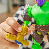 MixMashers Hulk Deluxe, figurine 12 cm personnalisable a mélanger et combiner avec accessoires, Marvel, des 4 ans