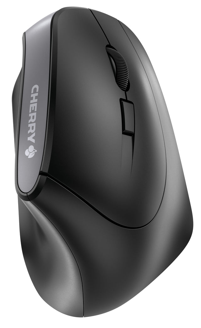 Souris sans fil ergonomique Cherry MW 4500 (Noir/Gris)
