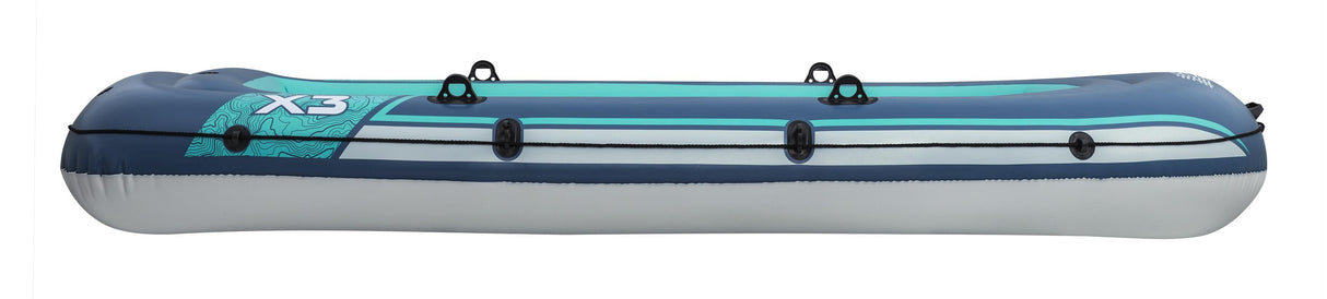 Bateau gonflable - Bestway - Trek X3 - 3 personnes - 294 x 137 cm - PVC durable