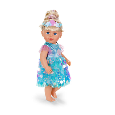 Robe sirene pour poupon - BABY BORN - Accessoire vendu sans le poupon - Taille 43 cm - Des 3 ans
