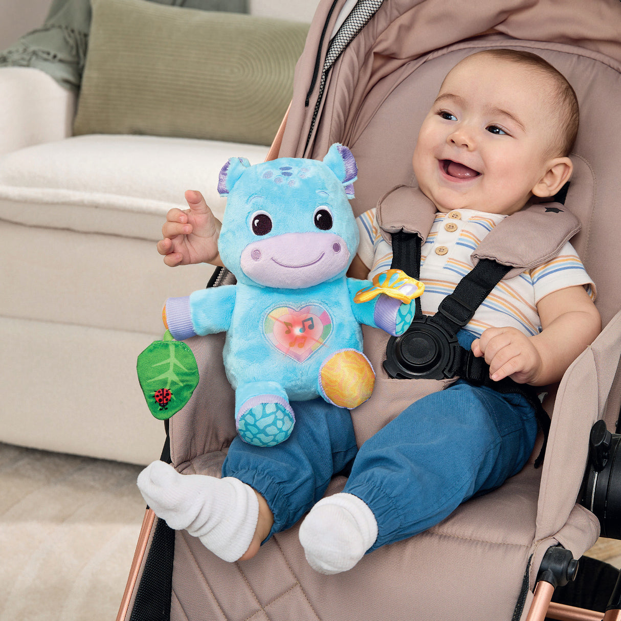 VTECH THÉO, MON HIPPO CALIN (BOUTEILLES PLASTIQUE RECYCLÉES).