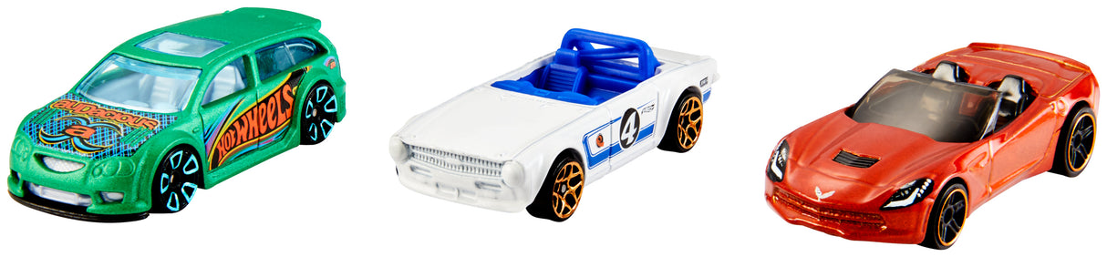 Hot Wheels - Coffret de 3 Véhicules - Petites Voitures - 3 ans et + - Hot Wheels - K5904