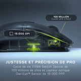 Souris gaming sans fil - TURTLE BEACH - Kone XP Air - Avec station de charge - Noir