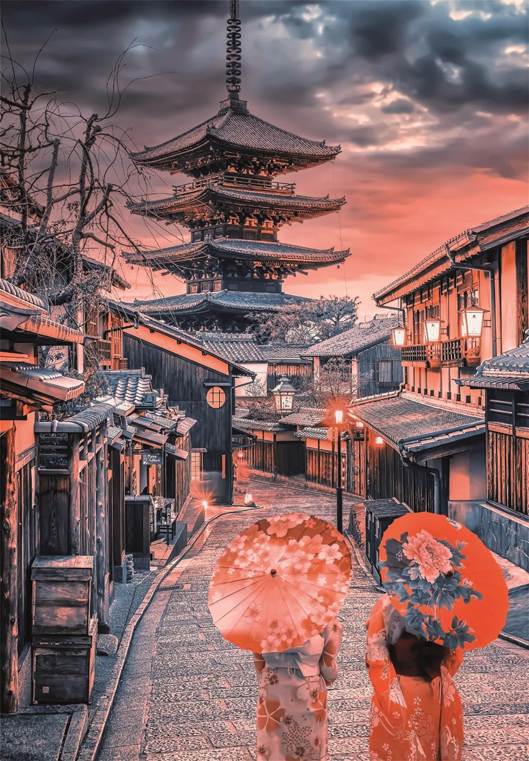 CLEMENTONI - Compact 500 pieces - Evening in Kyoto