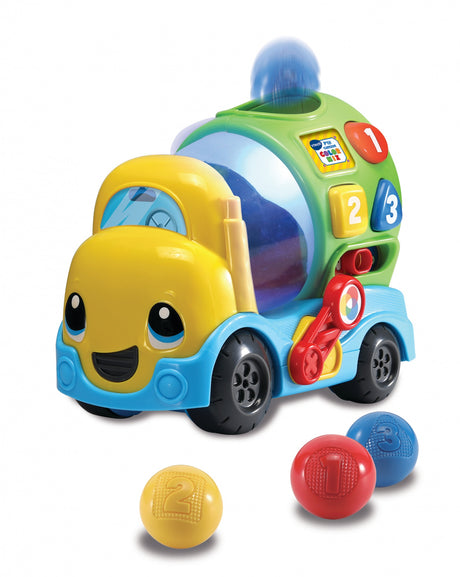 VTECH BABY - P'tit Camion Color Mix - Véhicule Interactif - Garçon - 18 mois+ - Orange - Multicolore