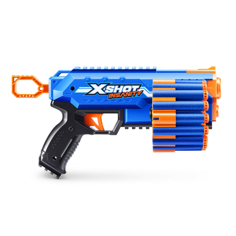 Lanceur de fléchettes - ZURU - X-SHOT Manic - Capacité 47 fléchettes - Portée 30 m - Compact et puissant