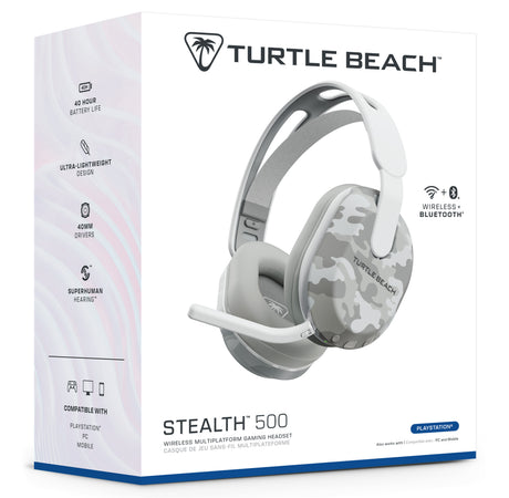 Casque gaming sans fil - TURTLE BEACH - TBS-3103-95 - Stealth 500 - PS - Arctic Camo