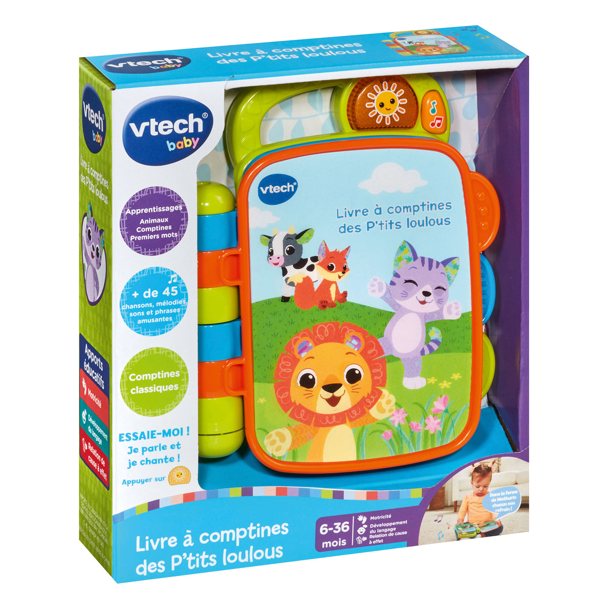 VTECH-LIVRE A COMPTINES DES P'TITS LOULOUS