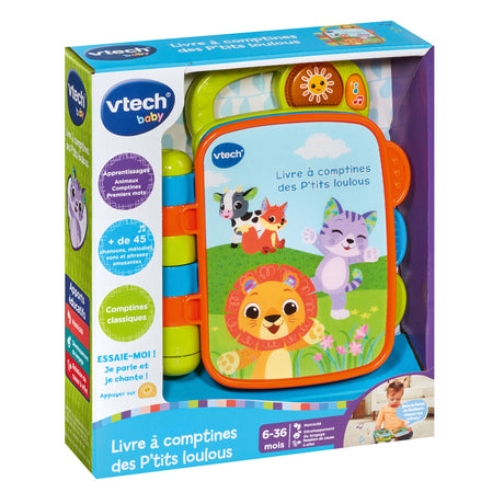 VTECH-LIVRE A COMPTINES DES P'TITS LOULOUS