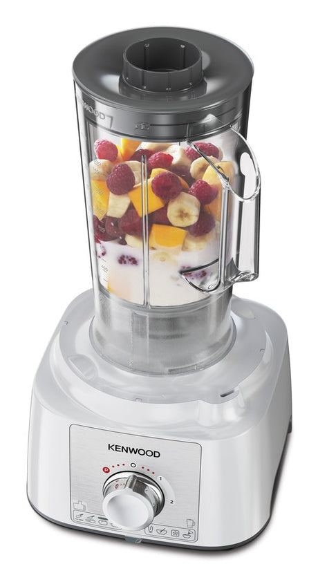 Robot multifonction - KENWOOD - MultiPro Express FDP65.450WH - 1000 W - 3 L - 2 vitesses - Blender 1,5 L - Blanc