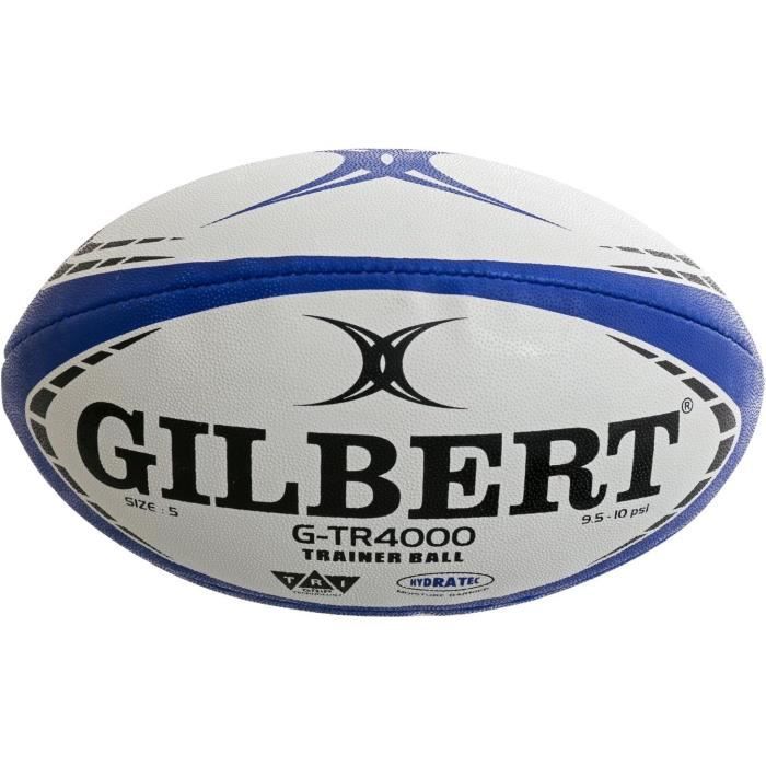 GILBERT Size 5 Trainer Rugby Ball, Navy Blue