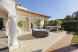 Spa gonflable BESTWAY - Lay-Z-Spa San Fransisco - Hydrojets - 230 x 230 x 71 cm - 5 a 7 places - Carré (couverture, 5 appuie-tete)