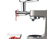 Hachoir a viandes et poissons - KENWOOD - Accessoires KAX950ME - Capacité 130kg/h - 3 grilles en acier