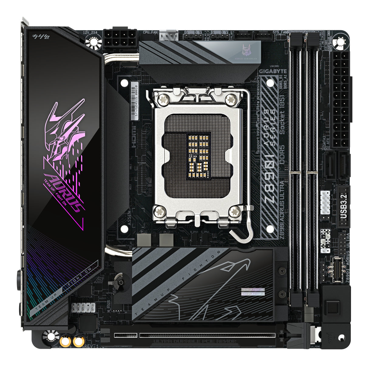 Carte mere - GIGABYTE - Z890I AORUS ULTRA - Format Mini-ITX - Chipset Intel Z890 - WiFi 7 intégré