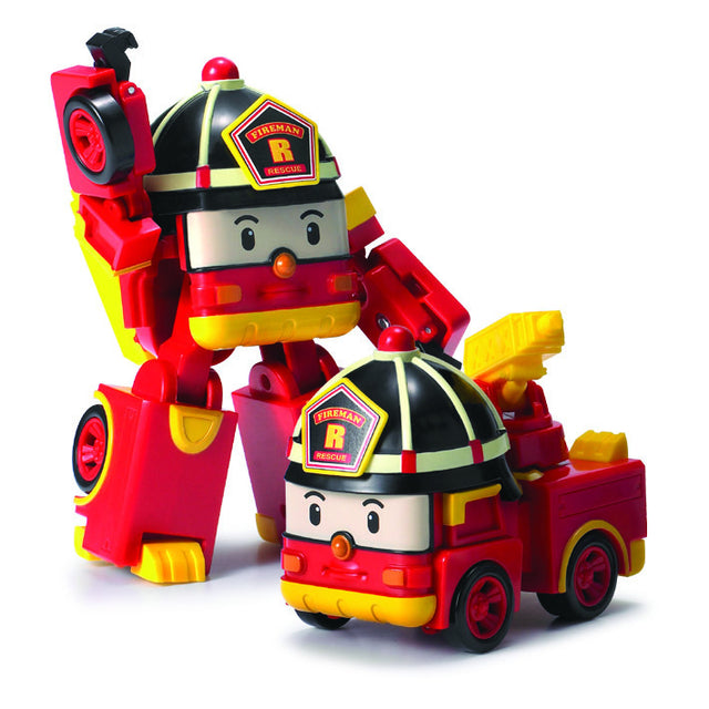 Robot transformable 2-en-1 - ROBOCAR POLI - Roy - 10 cm - Des 3 ans