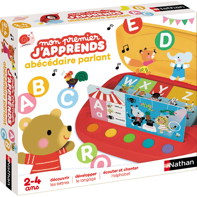 MON PREMIER J'APPRENDS - ABECEDAIRE PARLANT - Jeu éducatif - NATHAN - Découvrez l'alphabet interactif !