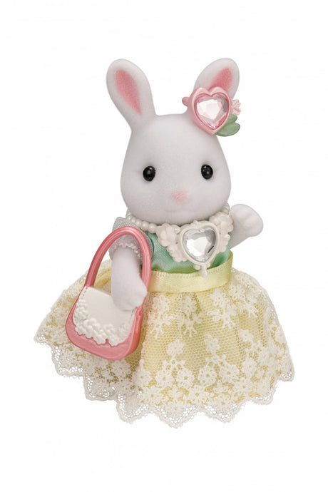 Figurines miniatures - SYLVANIAN FAMILIES - 5647 - La valisette de mode et grande soeur Lapin neige