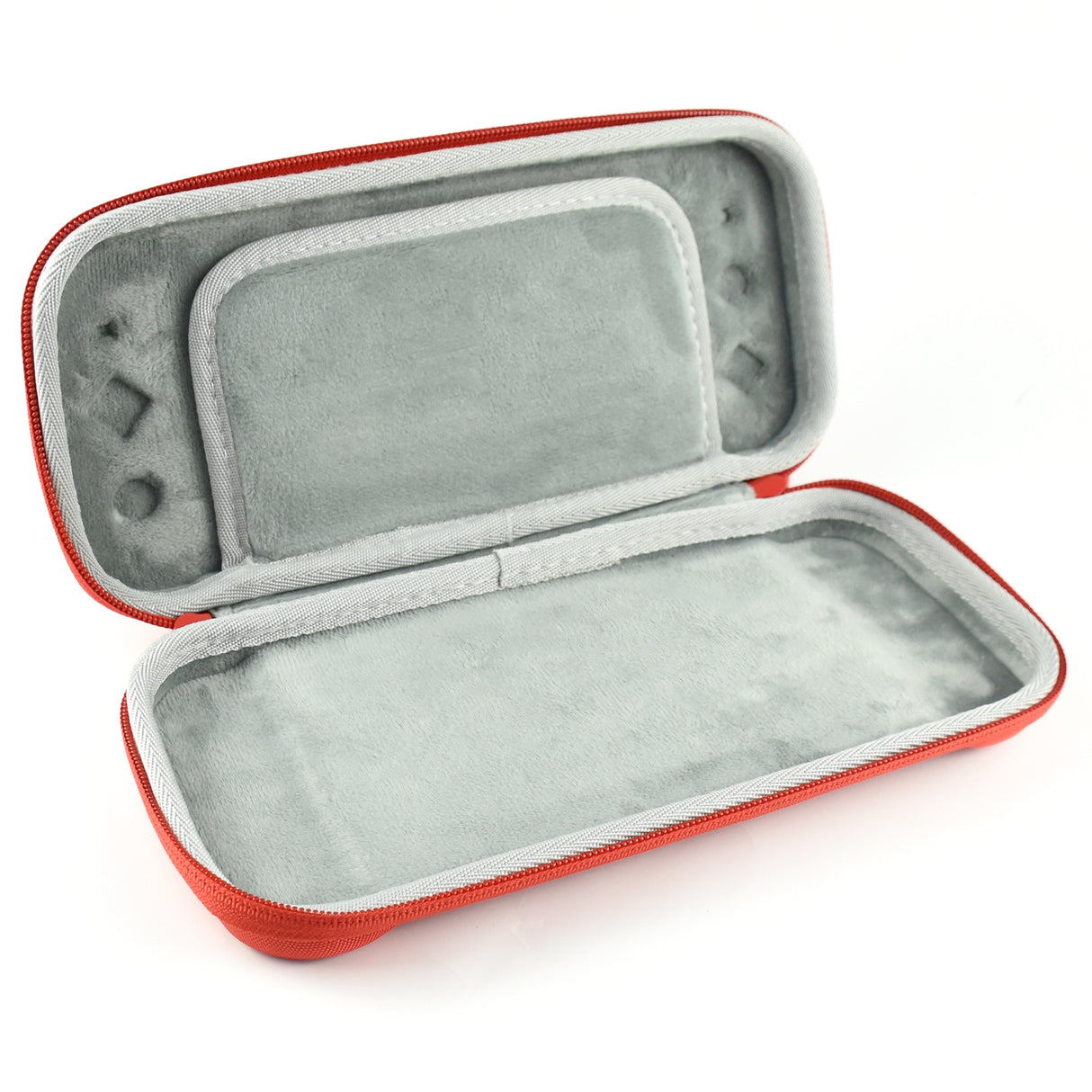 Etui de transport/rangement Nintendo Switch OLED rouge : Etui, protection base +