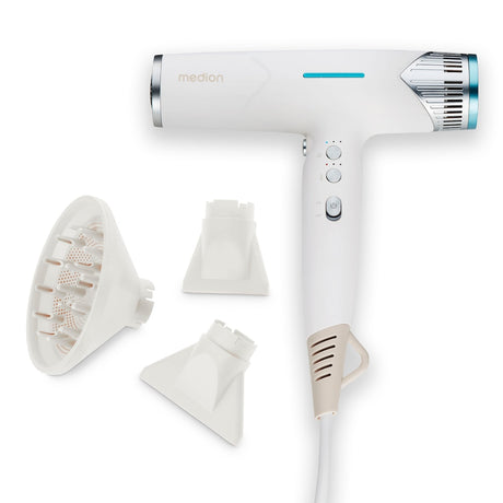 Seche-cheveux - MEDION - MD19984 - 1500 W - 3 vitesses - 105°C - Blanc