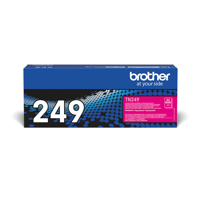 Toner trés haute capacité - BROTHER - TN249M - Magenta - 4000 pages