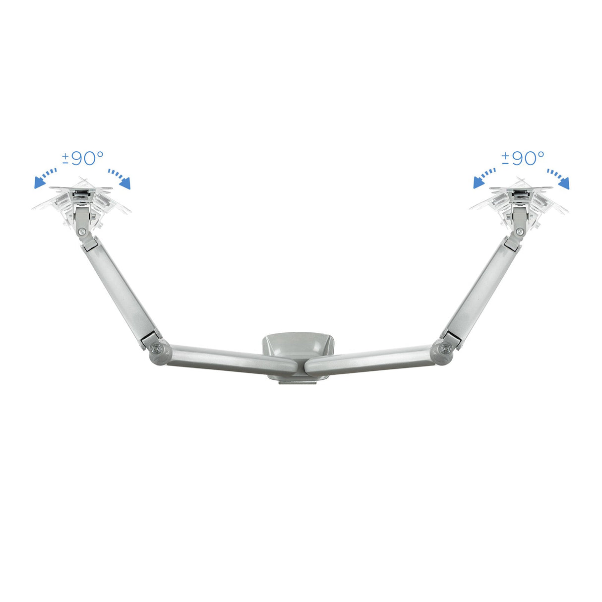 Support double-écran é fixer Tooq DB3132TNR 13"-32" (9kg max) (Argent)