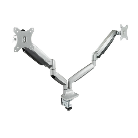 Support double-écran à fixer Tooq DB3132TNR 13"-32" (9kg max) (Argent)