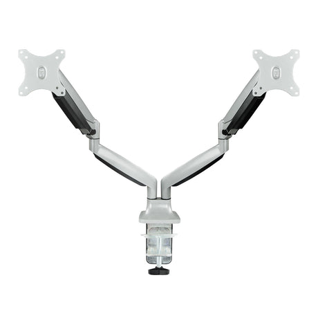 Support double-écran à fixer Tooq DB3132TNR 13"-32" (9kg max) (Argent)