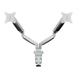 Support double-écran à fixer Tooq DB3132TNR 13"-32" (9kg max) (Argent)