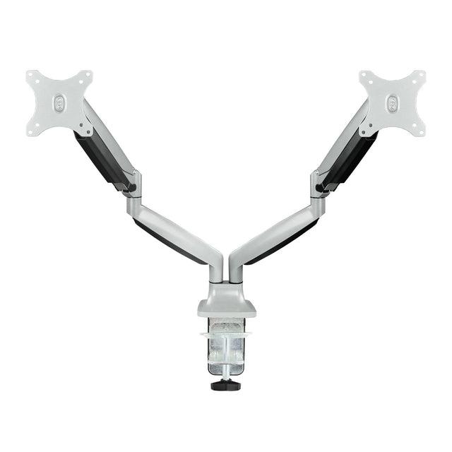 Support double-écran à fixer Tooq DB3132TNR 13"-32" (9kg max) (Argent)
