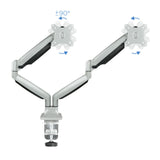 Support double-écran é fixer Tooq DB3132TNR 13"-32" (9kg max) (Argent)