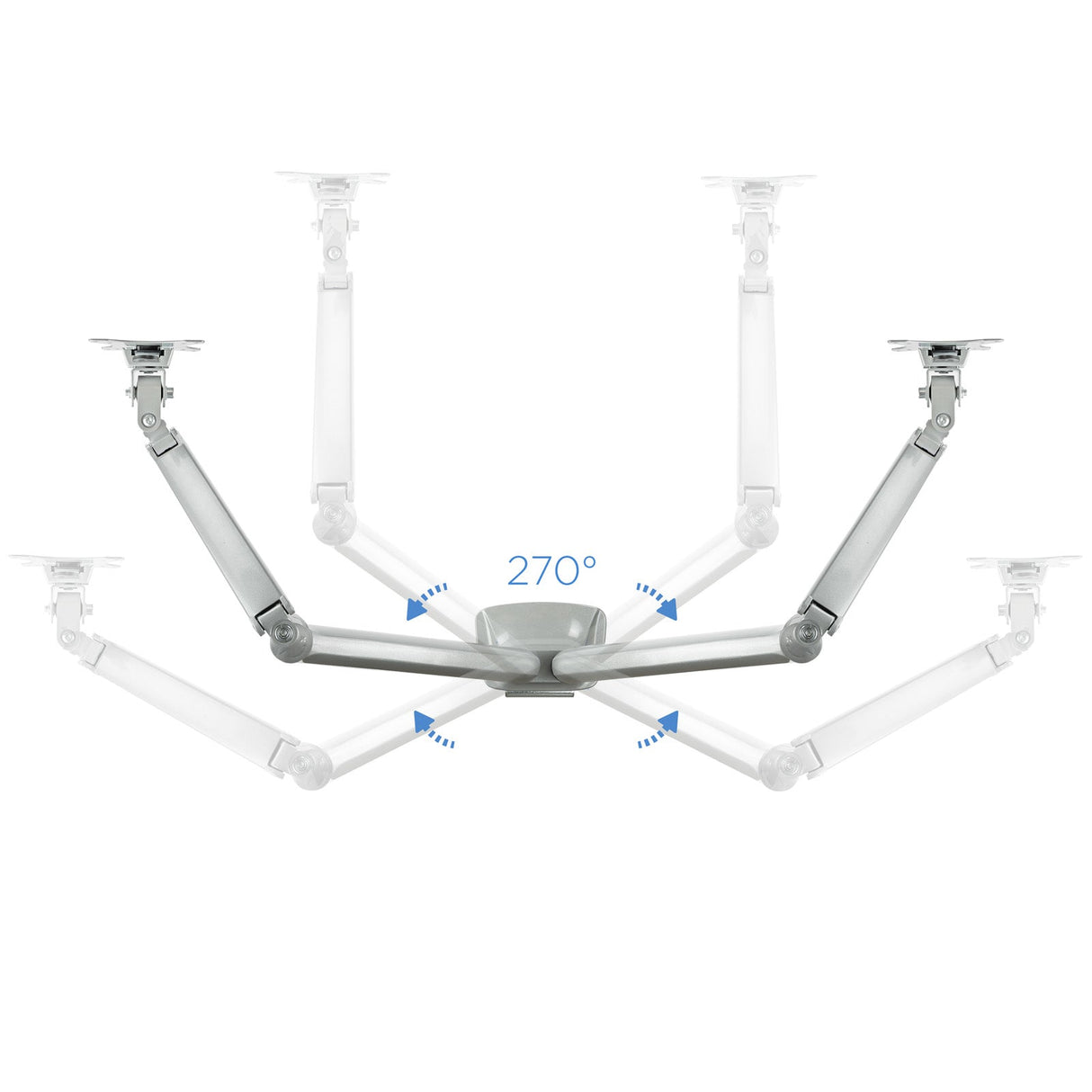 Support double-écran é fixer Tooq DB3132TNR 13"-32" (9kg max) (Argent)