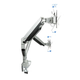 Support double-écran é fixer Tooq DB3132TNR 13"-32" (9kg max) (Argent)