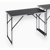 Lot de 3 tables a tapisser - MEISTER - Tables multifonctions - En aluminium - Hauteur rÈglable