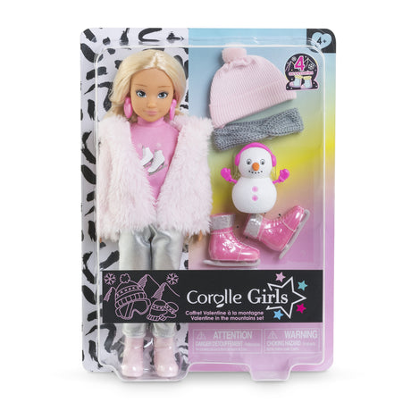 Poupée mannequin - COROLLE - Valentine a la Montagne - 28 cm - 4 accessoires - des 4 ans