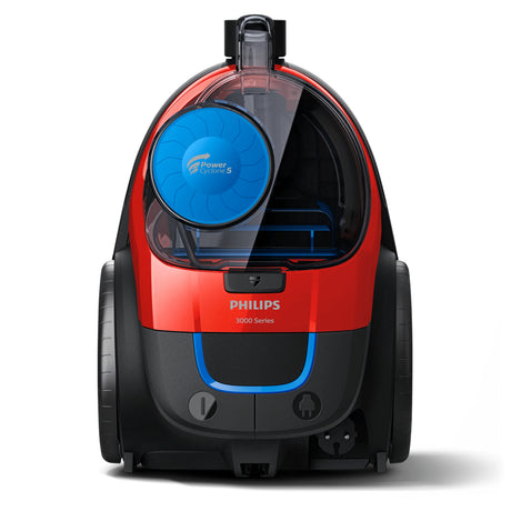 Aspirateur sans sac PHILIPS - FC9330/09 - Série 3000 PowerPro Compact - 900W - 76db - Rouge