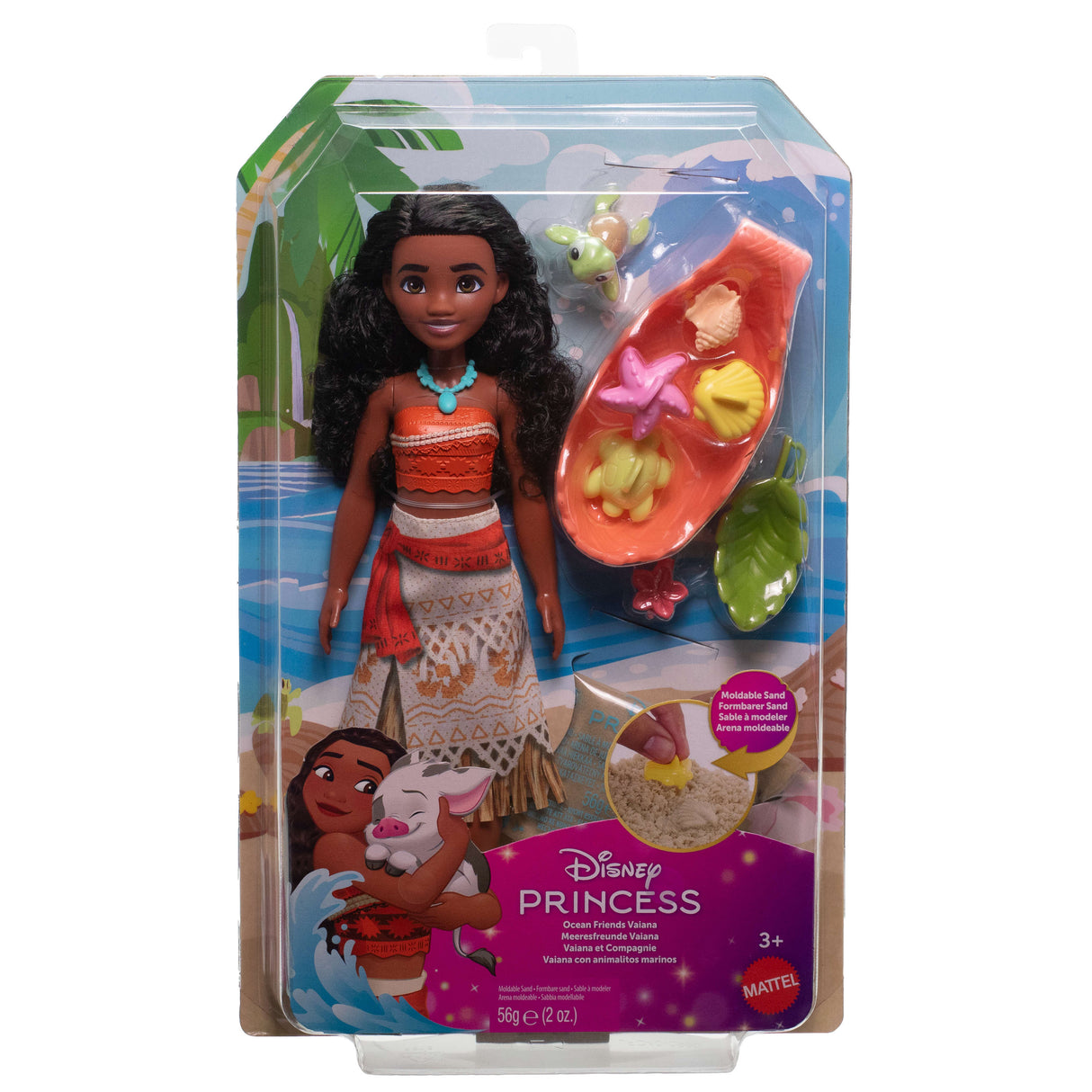 Disney - Poupée Vaiana et Compagnie avec accessoires - Disney Princess - JFT12