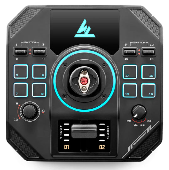 Joystick et de manette des gaz - THRUSTMASTER - Sol-R 4 HOTAS - Technologie HEART