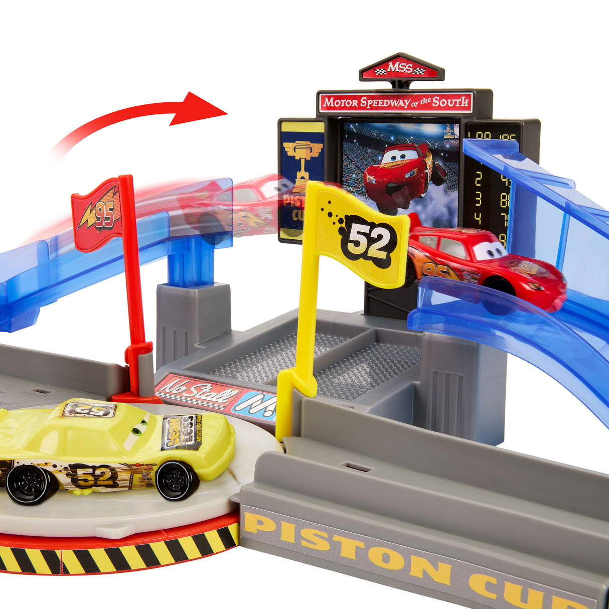 Cars - Piste crash et cascades - Mattel - JHL42