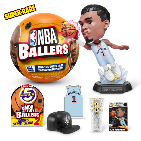 Capsule surprise - Figurine - ZURU - NBA Ballers S2 - Modele aléatoire - Des 3 ans