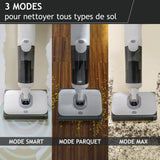 HOOVER HW500 - Aspirateur Balai Laveur sans Fil Eau et Poussiere - Double Rouleau - Moteur Haute Performance 230W