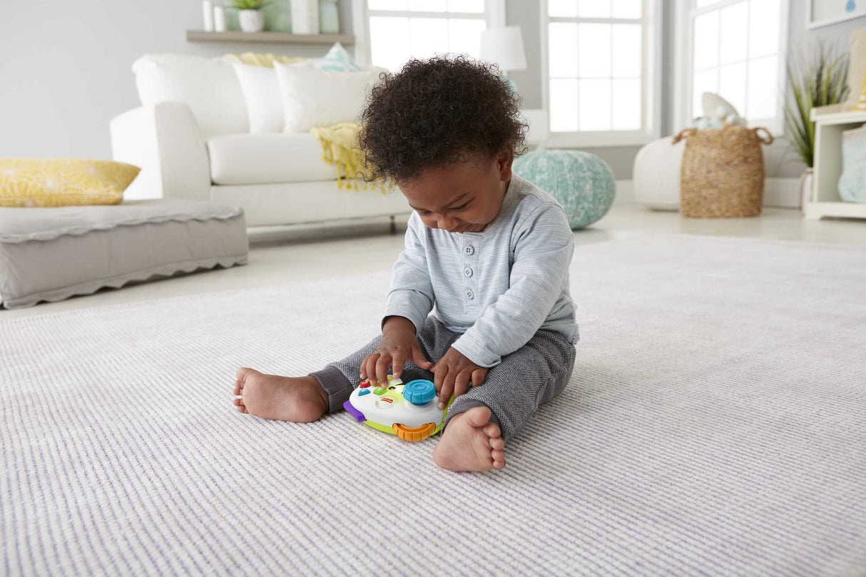 Fisher-Price-Manette de jeu et d'apprentissage Rires et Éveil HXB63