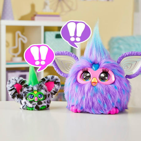 Furby Furblets Moo-Boo, Mini peluche électronique pour filles et garçons, plus de 45 sons, a partir de 6 ans, série 4, Hasbro