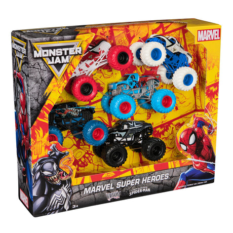 Spiderman Die Cast Monster Jam Pack De 5
