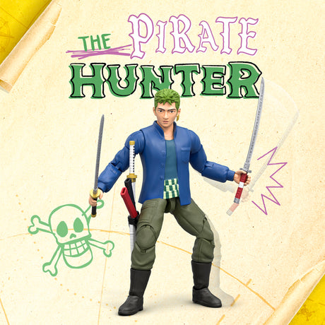 Figurine articulée - ONE PIECE - Zoro - 15 cm - Des 4 ans