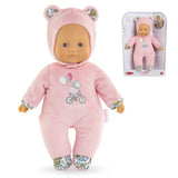 Mon Doudou COROLLE - Pti' Coeur Ours Rose - 30 cm - petit poupon - senteur de vanille - des 9 mois