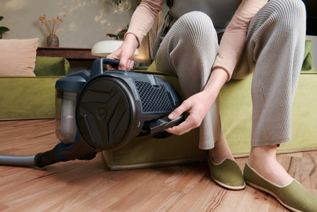 Aspirateur traineau sans sac - HOOVER - HP110HM - 700 W - 78 dBA - 2 L - Bleu