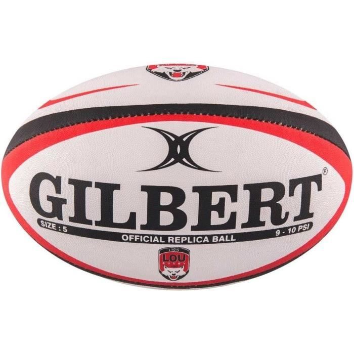 GILBERT Ballon de rugby T5 rÈplique Èquipe de Lyon