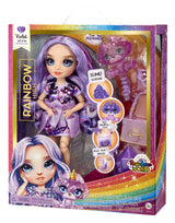 Rainbow High Poupée Mannequin avec Kit de Slime et Animal de Compagnie - Violet (Violet) - Poupée Pailletée 28 cm